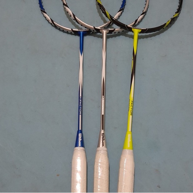 Sale Raket Badminton Wilson K Factor Full Carbon 3U/G2 + Tas 1R Hot Sale