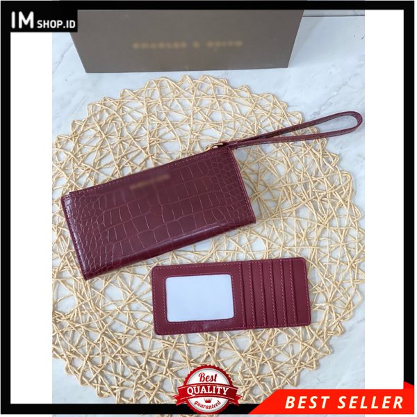 DOMPET WANITA CK605 CROCO EFFECT WRISTLET WALLET PREMIUM IMPORT