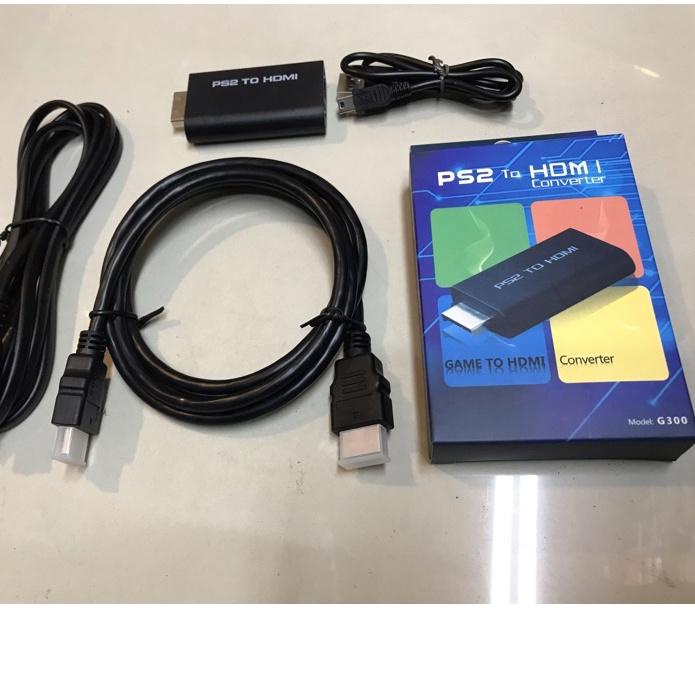 Terbaik konverter hdmi /  ps2 to hdmi /kabel ps2 paket converter ps hdmi +kabel listrik+kabel hdmi g