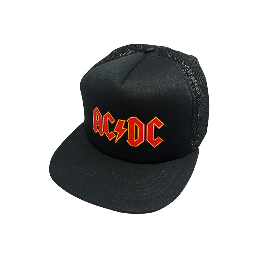 TOPI BAND ACDC | TOPI SNAPBACK JARING TRUCKER HAT DISTRO MUSIK ROCK METAL AC DC