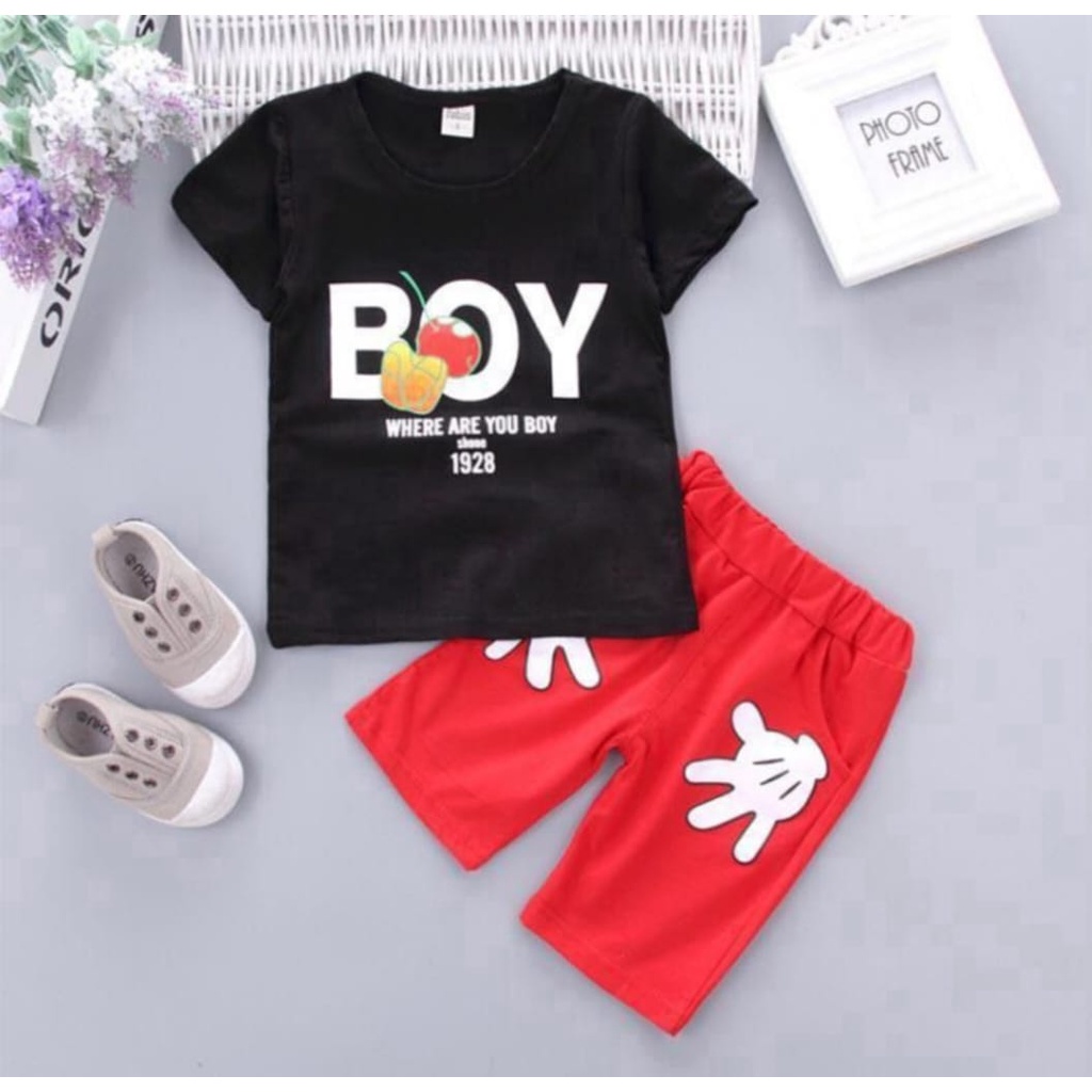 SET BAJU ANAK BOY ONE SET KIDS SETELAN ANAK LAKI-LAKI TERBARU USIA 1-5 THN PAKAIAN ANAK LAKI-LAKI MURAH