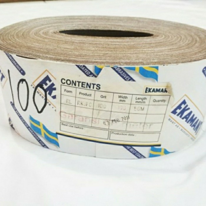 Amplas Amplas Ekamant Grit #100 Roll (50M)