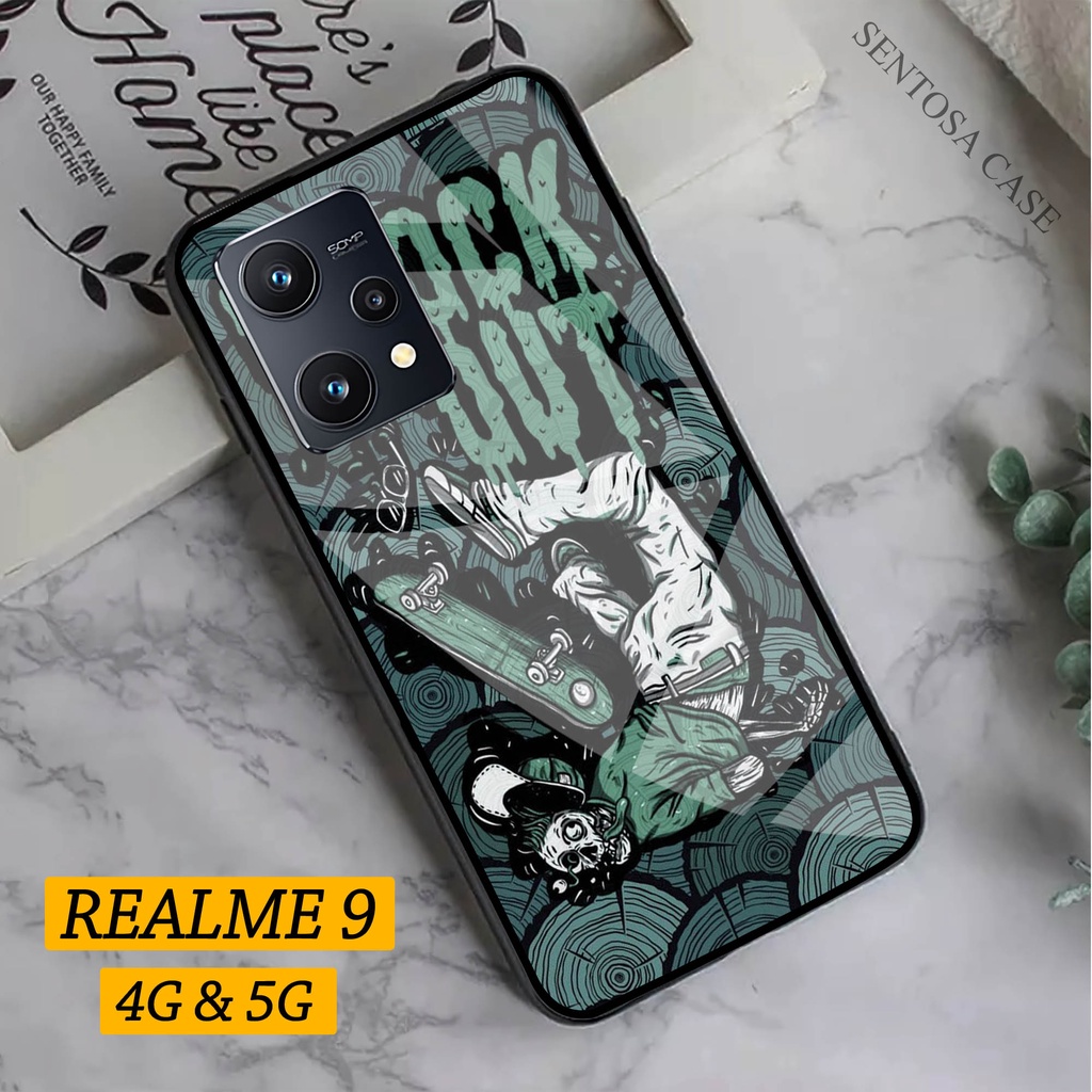 Softcase Glass Kaca REALME 9 4G & REALME 9 5G - Case Handphone REALME 9 4G & REALME 9 5G [T99].
