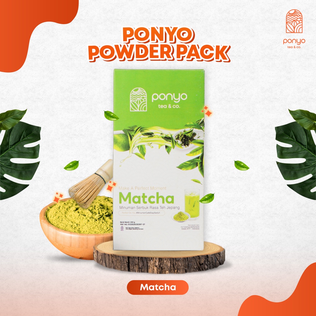 

MATCHA PONYO POWDER DRINK PACK | Minuman Kekinian Yang Mudah Diseduh