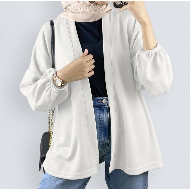 BEFAST - ZSO OOTD WANITA CARDIGAN SHANA / EMMA BALON CARDIGAN CREPE / Fashion kekinian Wanita / OOTD Daily Wanita Kerja/Kampus / Terlaris / Pakaian Wanita Casual / Cardigan Polos Formal / Outer Kekinian remaja ABG / Outfit Wanita Hijab Style