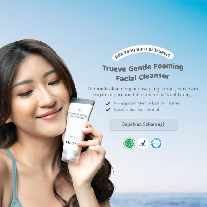 TRUEVE Gentle Foaming Facial Cleanser 100 G - 30 gr