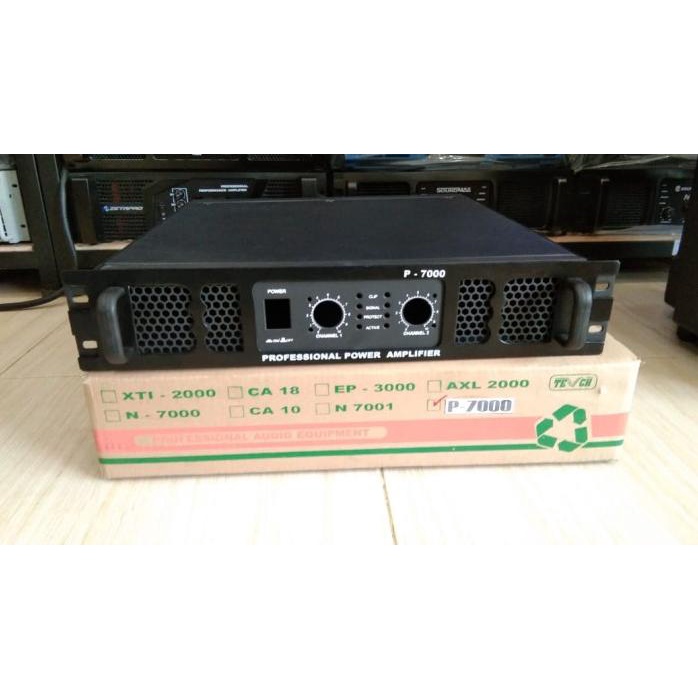 BOX POWER AMPLIFIER 2channel P 7000 Box power amplifier 2u P7000 .