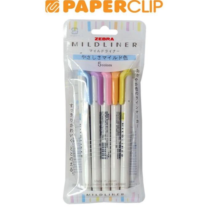 

HIGHLIGHTER ZEBRA MILDLINER SET 5 YC