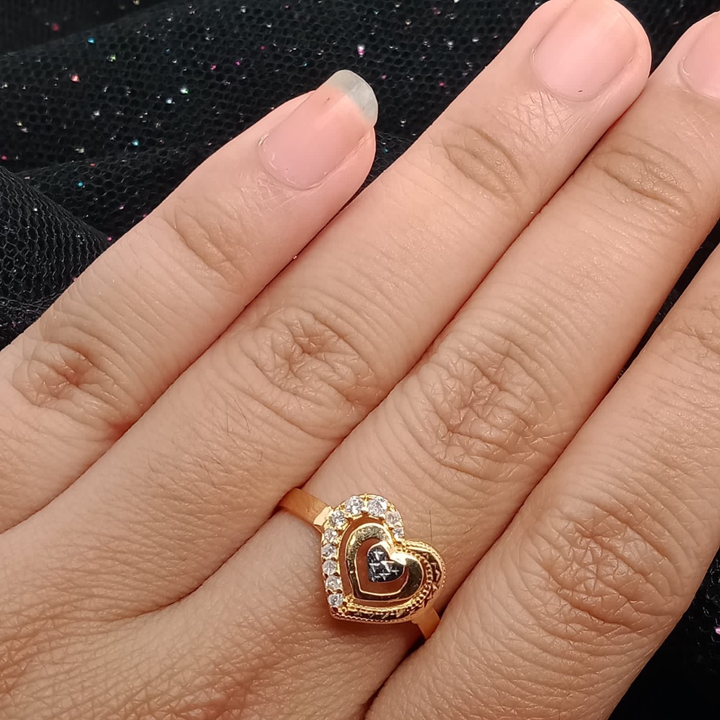 Cincin emas 17k - 1.85 gr kadar 750 - 4111