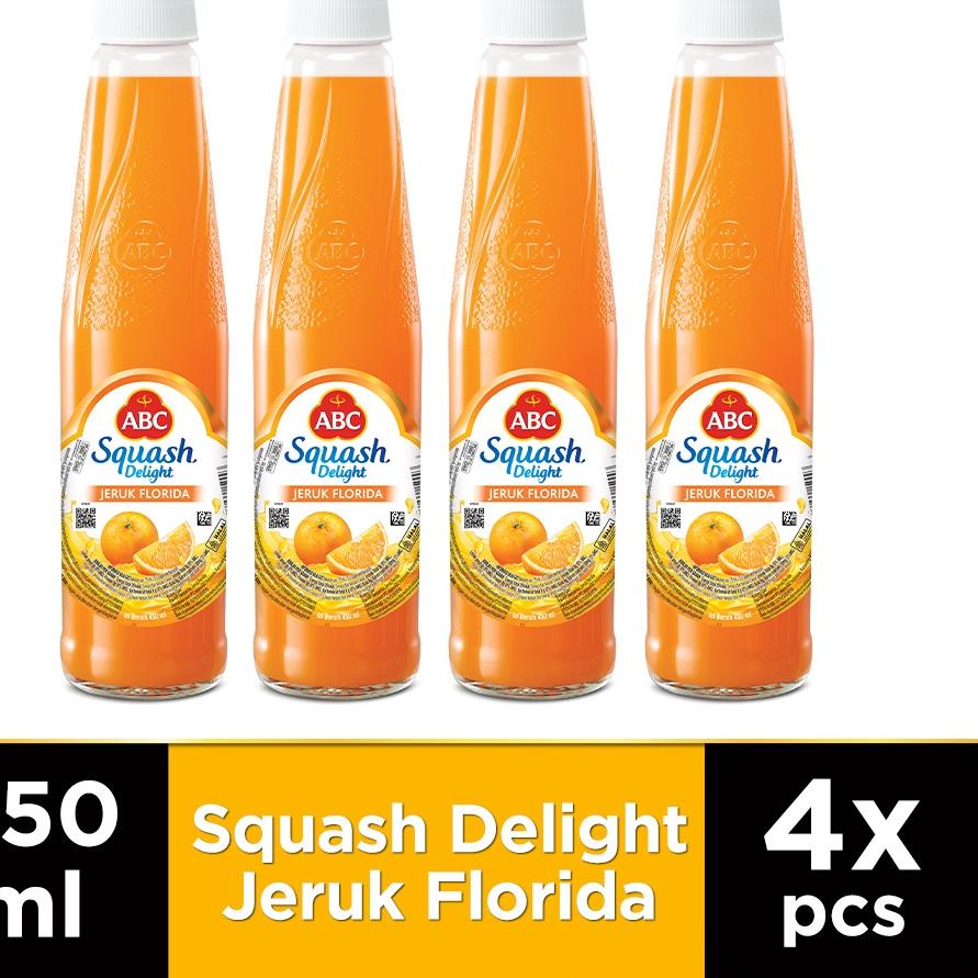 

Termurah[FG2]-ABC Sirup Squash Delight Jeruk Florida 450 ml - Multi Pack 4 pcs