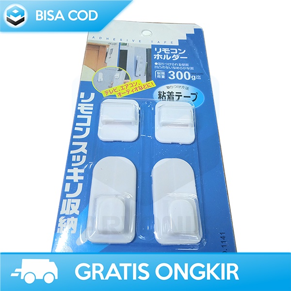RAK GANTUNG REMOT TV HOLDER REMOTE AC BY TAFFWARE PEREKAT SUPER KUAT