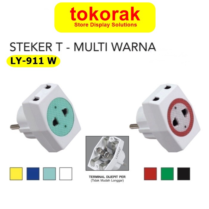 STEKER T MULTI LY - 911 W LOYAL YUNIOR COLOKAN 3 CABANG STOP KONTAK