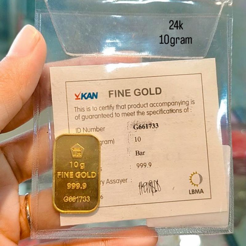 Lm Fine gold 24K 999%