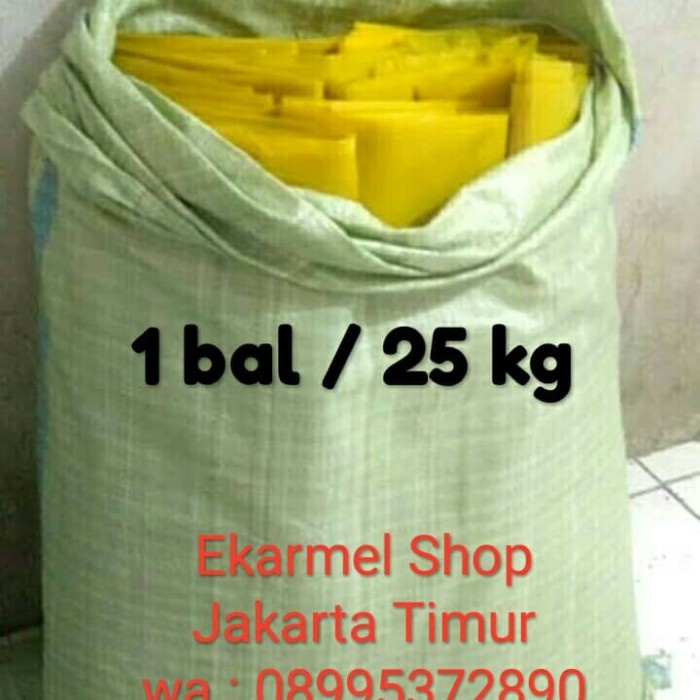 Hab Kantong Kresek Kuning Uk. 35 Per Bal 25 Kg