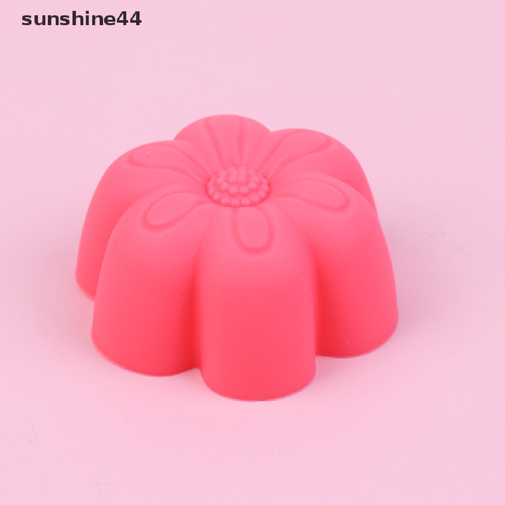 Sunshine 6Pcs 5 cm Silikon Cake Cup Liner Baking Cup Cetakan Muffin Cakecup Alat Kue.