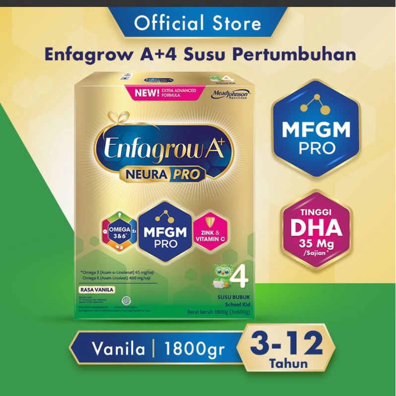 ENFAGROW 4 VANILA 1800GR