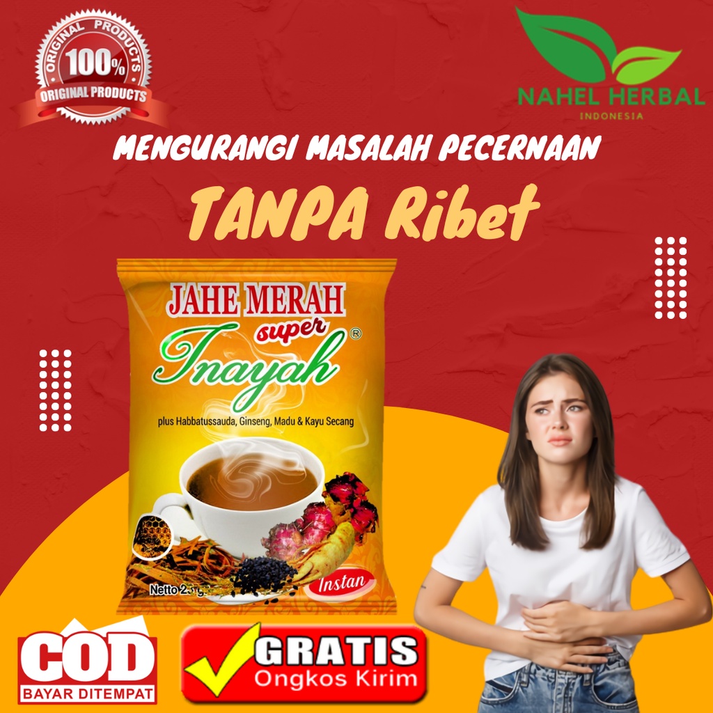 Obat Herbal Diare Untuk Anak Paling Ampuh Di Apotik - Jahe Merah Super Bubuk Sachet Extra Habbatussa