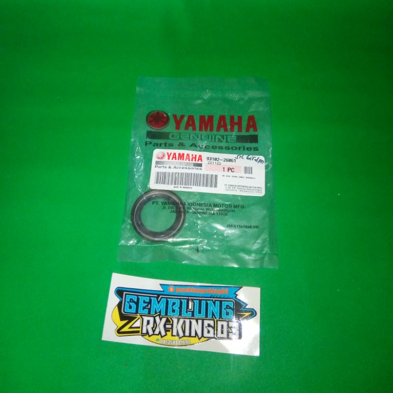 SIL GIR OIL SEAL GEAR DEPAN RXK RXKING RX KING 93106-26815 ORIGINAL YAMAHA