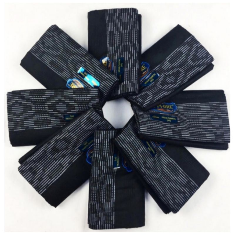 sarung sapphire hitam tumpal
