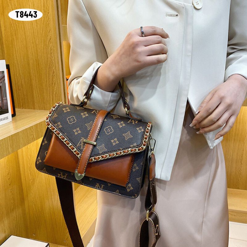 [IMPORT] T8443 - TAS FOXJAZZ SELEMPANG WANITA IMPORT - DAPAT SERTI &amp; PAPER BAG - 76BAGSTORE