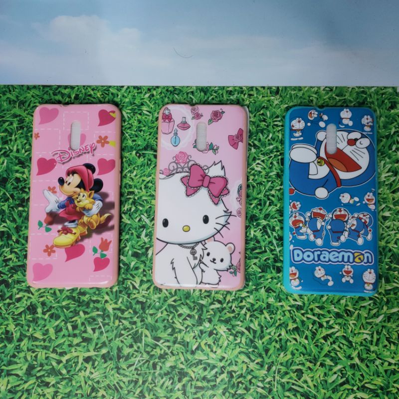 SOFTCASE OPPO RENO 1 ANIMASI GLOSSY  +TEMPERED GLASS