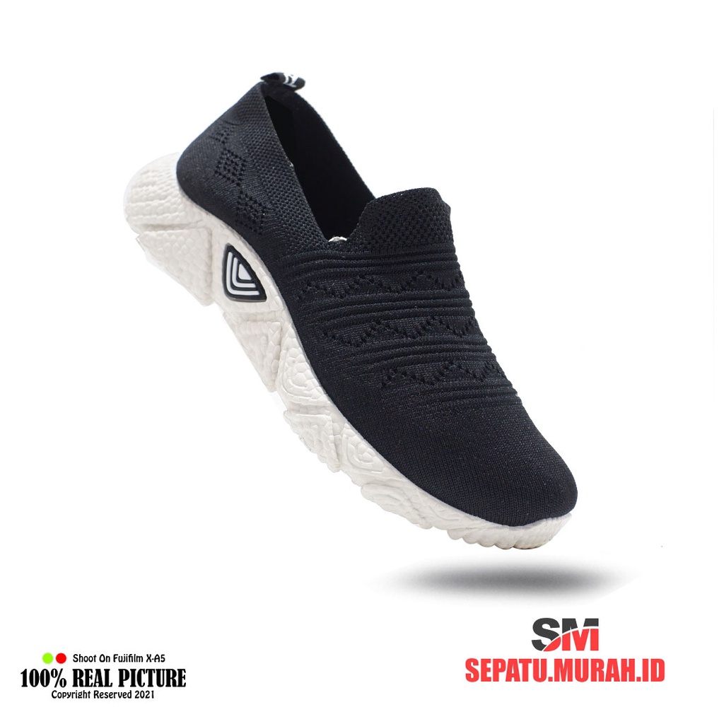 Sepatu wanita sneakers slip on import original tanpa tali selop slipon cewek perempuan dewasa J1 J2 J3 J5 J6 J7 J8 36-40