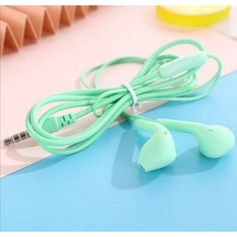 Headset Hifi extra bass macaron U19 HANDSFREE full bass elegan