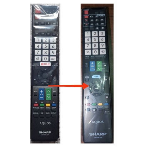 Remote pengganti Sharp GB209WJSA ORIGINAL New 100%