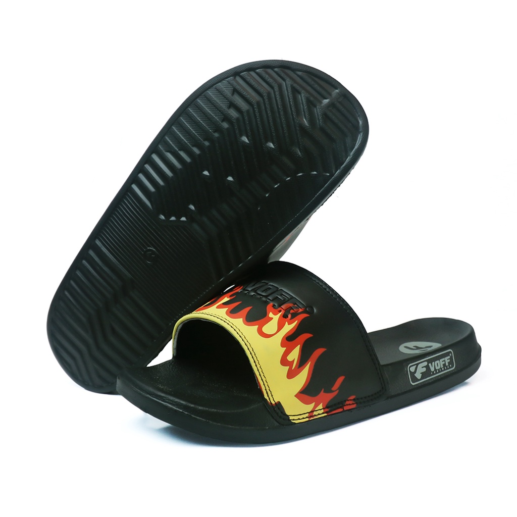 Voff Official Store - Flame Black | Slippers | Sandal Unisex