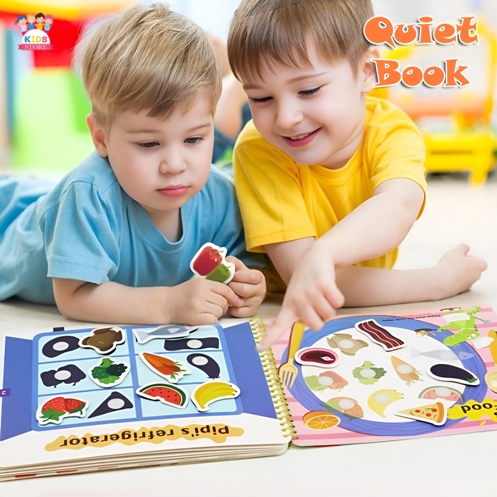 Quiet Book | Buku Aktifitas Keterampilan Anak | Mainan Edukasi Anak Laki Laki | Hadiah Ulang Tahun Anak Cowok 3-4-5-6 Tahun