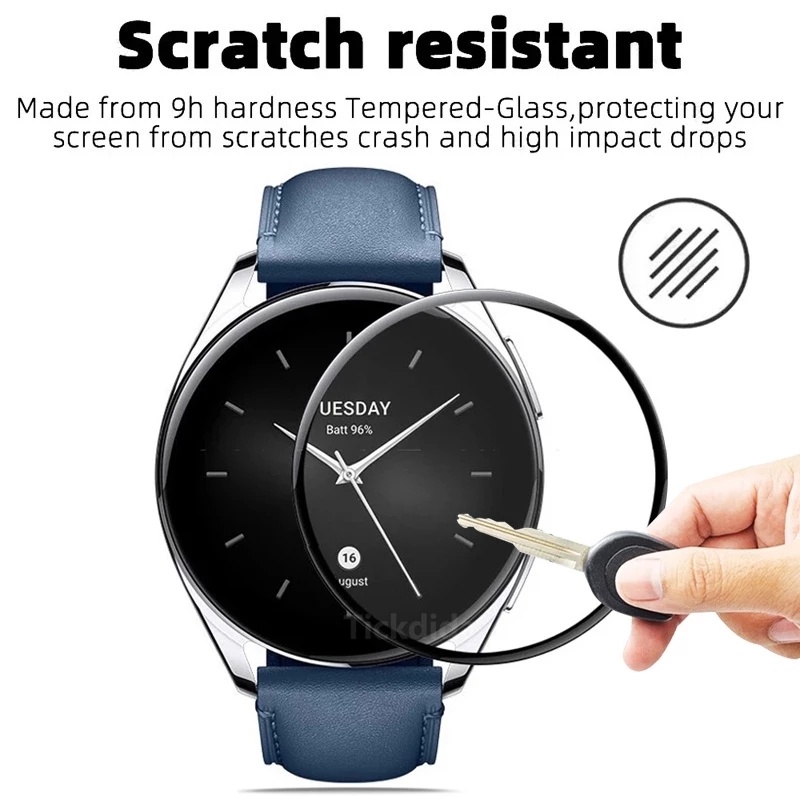 Full Cover HD Pelindung Resolusi Tinggi Anti Gores Melengkung PMMA Lembut Smartwatch Film Layar Untuk Xiaomi Watch S2 46MM 42MM