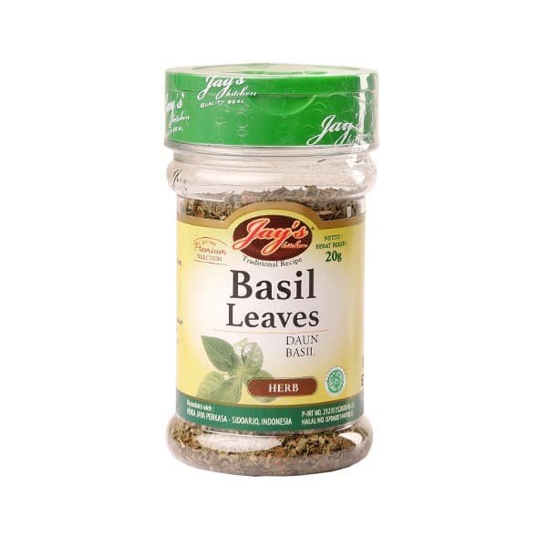 

monggo] Jay's Basil Leaves / Daun Basil Kering / Jay Basil Herb Premium