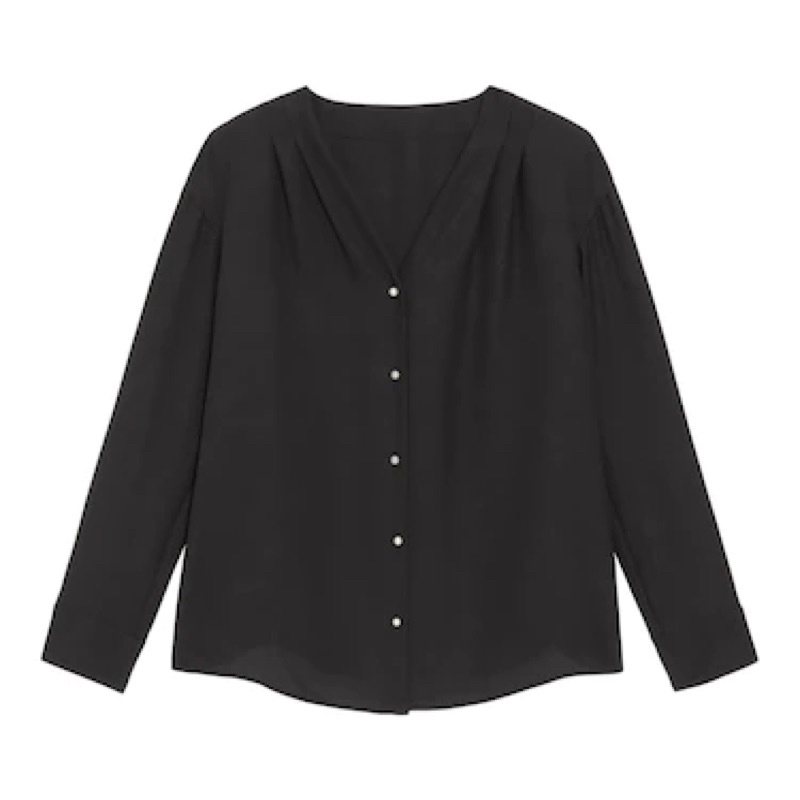 PRELOVED UNIQLO GU ATASAN KEMEJA HITAM