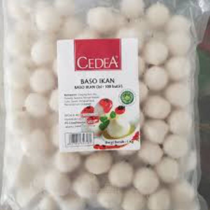 

Cedea Bakso Ikan 1 kilo (100 pcs) (frozen food)