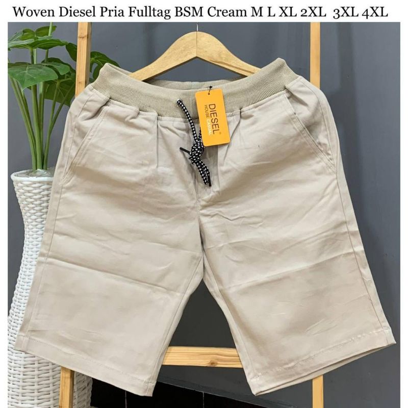 (BSM) CELANA PENDEK WOVEN PRIA DIESEL BRANDED MATAHARI MURAH CLNWVNDSL1108