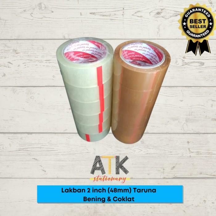 

Unik Lakban 2 Inch (48mm) Bening/Coklat TARUNA atk Diskon