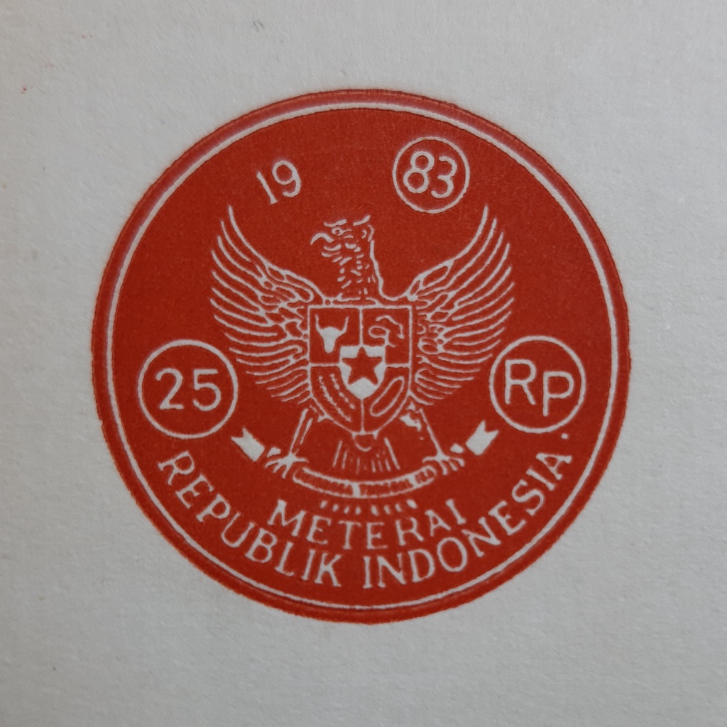 

KERTAS SEGEL TAHUN 1983 DOUBLE VOLIO KERTAS BERMATERAI TAHUN 1983 DOUBLE VOLIO