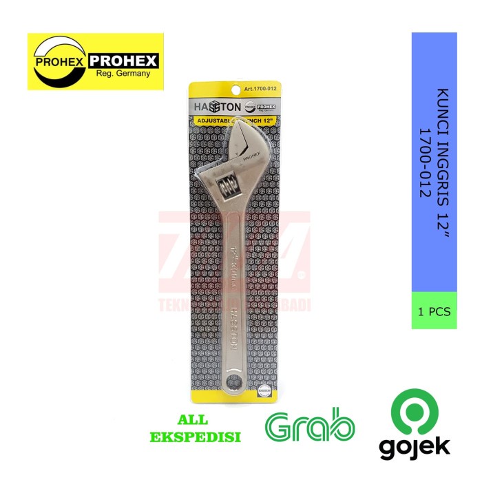 Kunci Prohex Hasston Kunci Inggris 12" (1700-012)