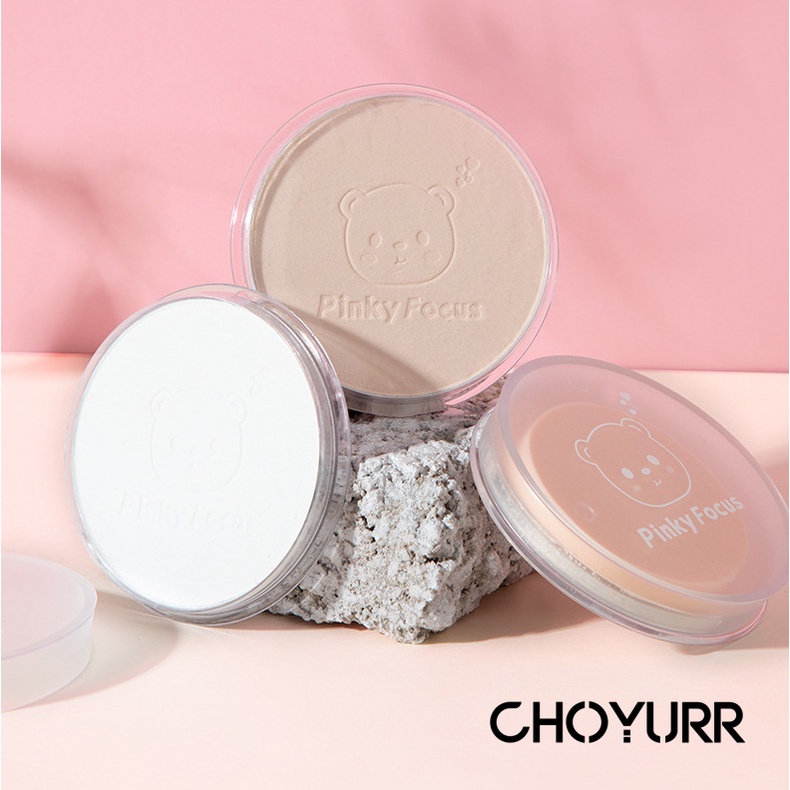 【COD】 Bedak Compact powder Tahan Lama Matte Bedak Padat Ringan Oil Control Pressed Powder Bedak Tahan Lama Anti Air Makeup Setting PowdeR Pengontrol Minyak Concealer-CH