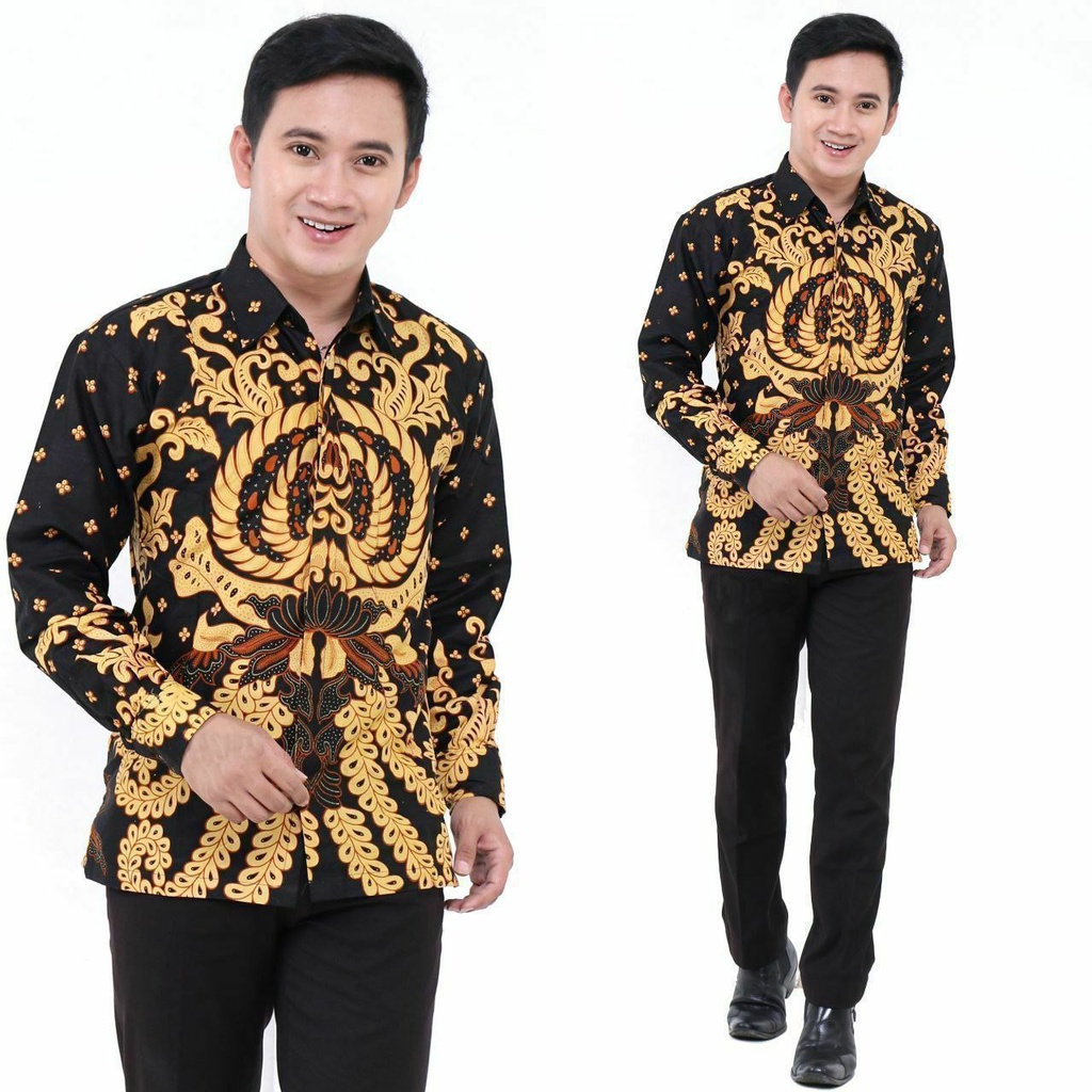 Maura Couple - Sania Ruffle Batik Couple Ori Ndoro Jowi Garansi Termurah Shopee Kemeja Pria Lengan Panjang Gamis Batik Jumbo