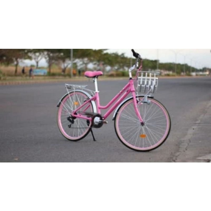 Sepeda keranjang dewasa ELEMENT KAREN SANRIO City Bike 26 inch