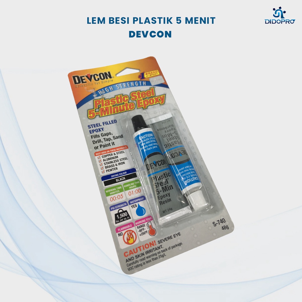 LEM BESI PLASTIC STEEL EPOXY DEVCON USA