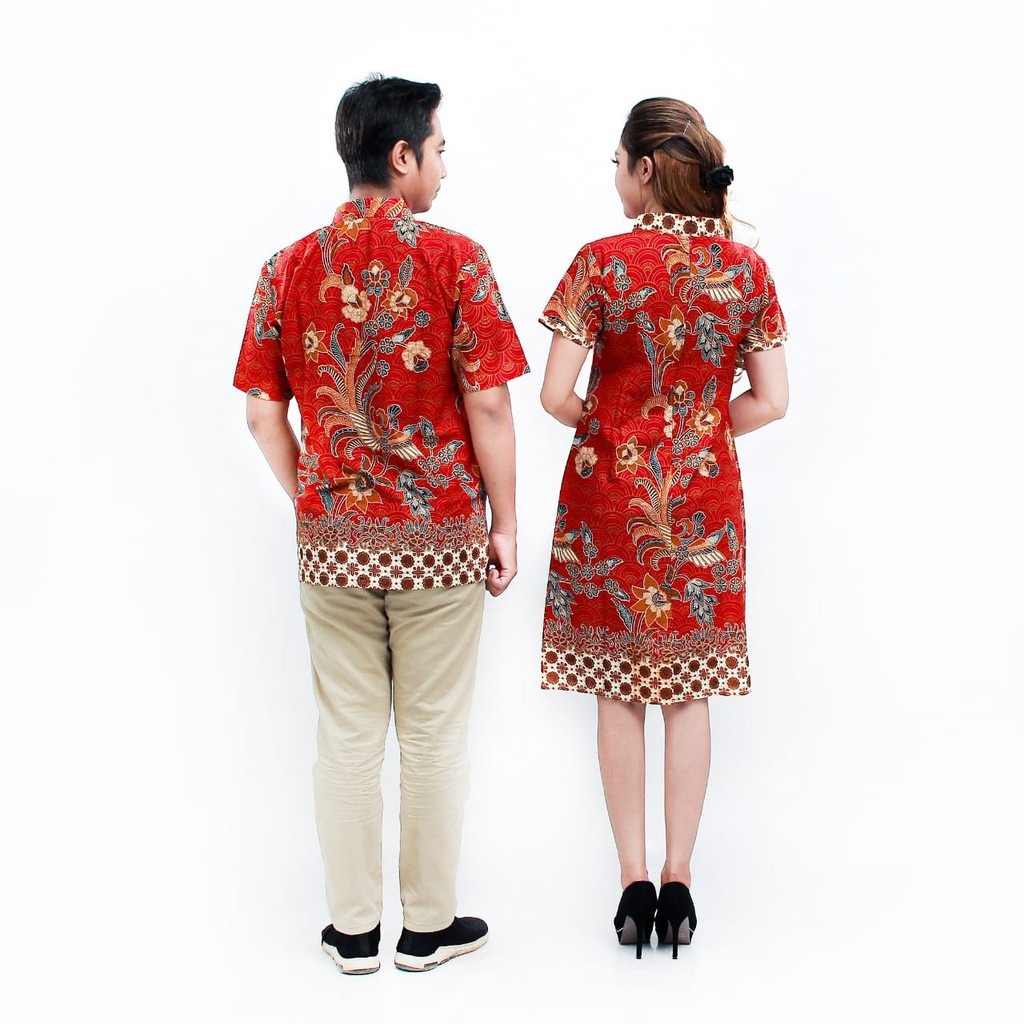 COUPLE BATIK-BATIK COUPLE-DRESS-KEMEJA-BATIK-CP-A