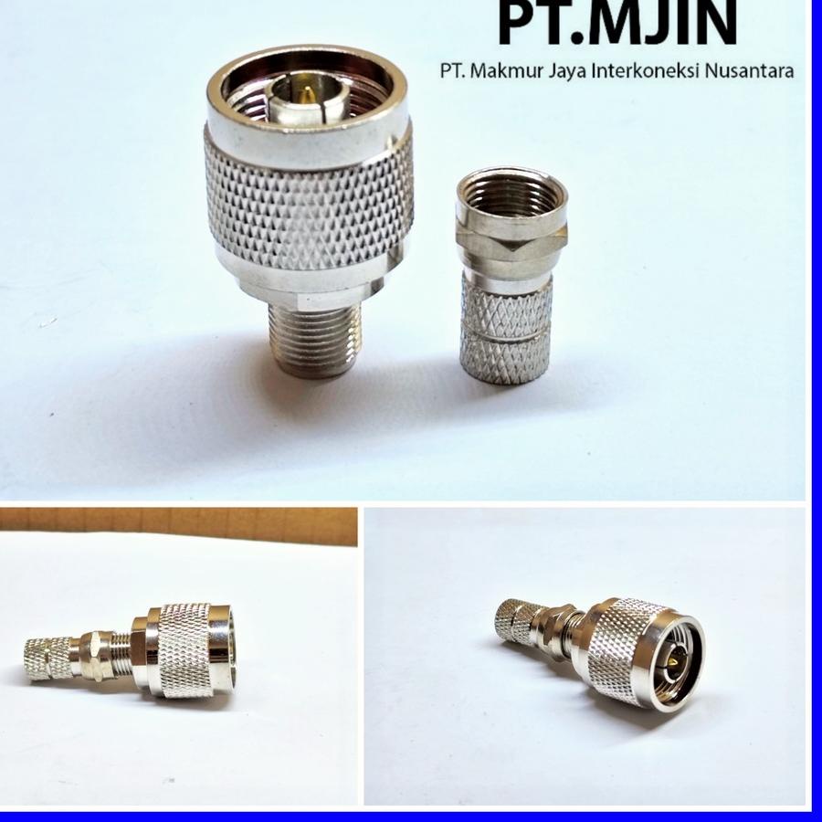 New Stock Konektor Penguat Sinyal N male ke F female RG6 ★vlh™