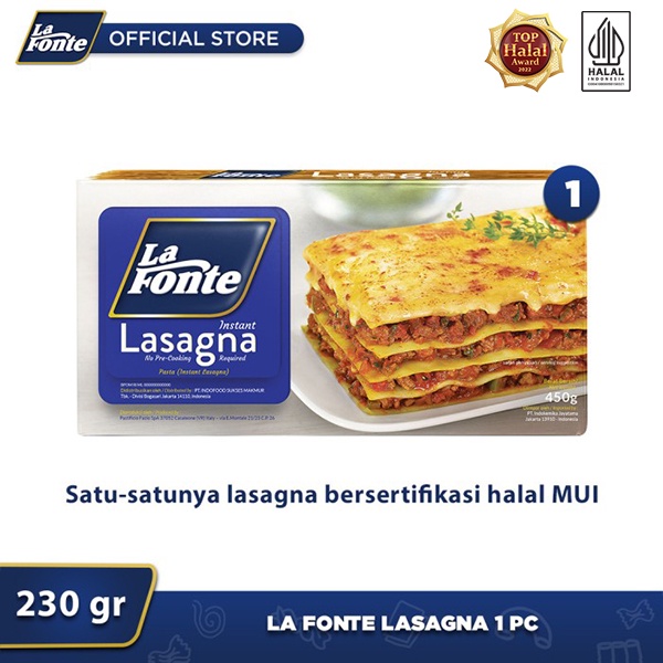 

La Fonte Lasagna 230gr - 1 Pc