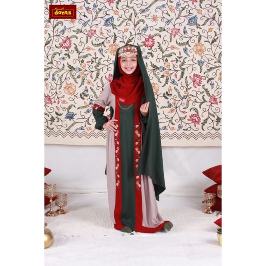Sale dannis 30% / d'kashmire gamis anak / jubah dannis  / baju muslim anak perempuan / dannis diskon