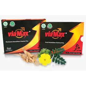 Viamax - Box isi 5 Strip @ 4 Kaplet - Membantu Memelihara Stamina Pria