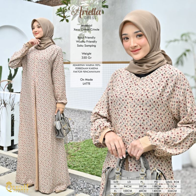 Gamis Ariella Exclusive ori Quail