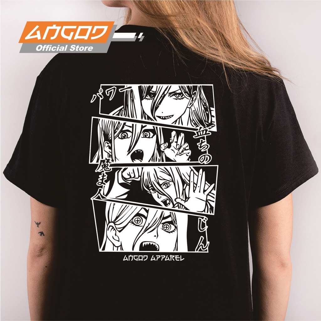 KAOS ANIME CHAINSAW MAN POWER V.5 BAJU DISTRO ANIME  CHAINSAWMAN