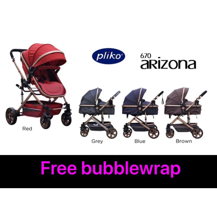 Dijual Stroller pliko arizona pk 670 - Merah Murah